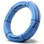 أنابيب HDPE نيبروبلاست PE 100 ضغط 12.5 بار قطر خارجي 63 مم سمك 4.7 مم لون أزرق   