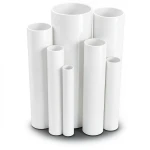 مواسير UPVC مقاس ¾ إنش ضغط اسمي 17.2 بار سمك 1.57 مم لون أبيض