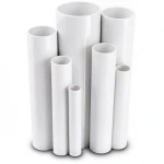 مواسير UPVC ضغط اسمي 17.2 بار مقاس ¼1 إنش سمك 2.49 مم لون أبيض
