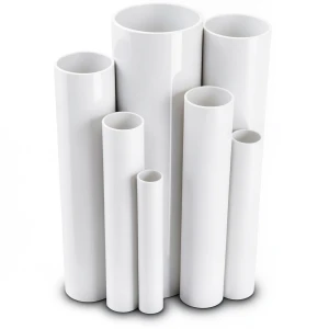 مواسير UPVC ضغط اسمي 17.2 بار مقاس ¼1 إنش سمك 2.49 مم لون أبيض
