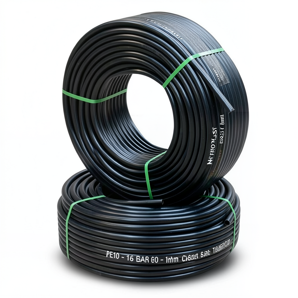 HDPE Pipes PE 100 Nominal Pressure 16 Bar Outside Diameter 63 mm Thickness 5.8 mm Black | NEPROPLAST