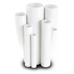 مواسير UPVC ضغط 8.6 بار مقاس 2 إنش سمك 1.85 مم لون أبيض