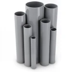 مواسير UPVC ضغط 8.6 بار مقاس 1½ إنش سمك 1.52 مم لون رمادي