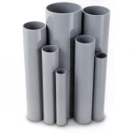UPVC Pipes Nominal Pressure 11 Bar Size 1 inch Thickness 1.52 mm Gray