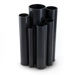 مواسير UPVC ضغط اسمي 11 بار مقاس ¼1 إنش سمك 1.63 مم لون أسود