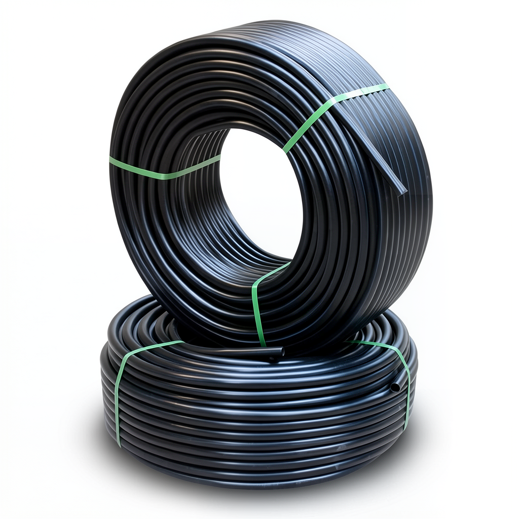 HDPE Pipes PE 100 Pressure 10 Bar Diameter 25 mm Thickness 1.8 mm Black | NEPROPLAST