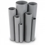 مواسير UPVC التقنية العصرية  مقاس   3 إنش سمك 1.55 مم لون رمادي