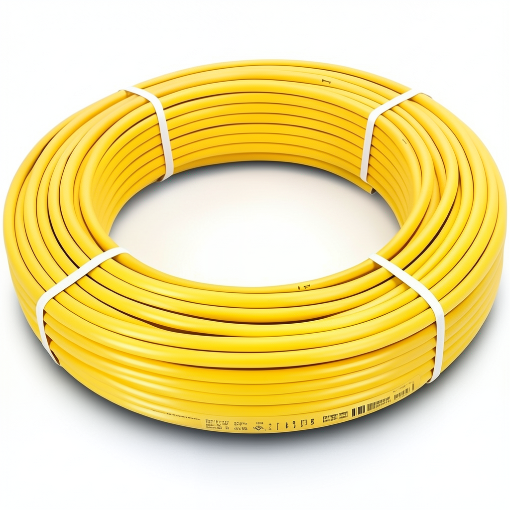 أنابيب HDPE نيبروبلاست PE 100 ضغط 10 بار قطر 25 مم سمك 1.8 مم لون أصفر | نيبروبلاست