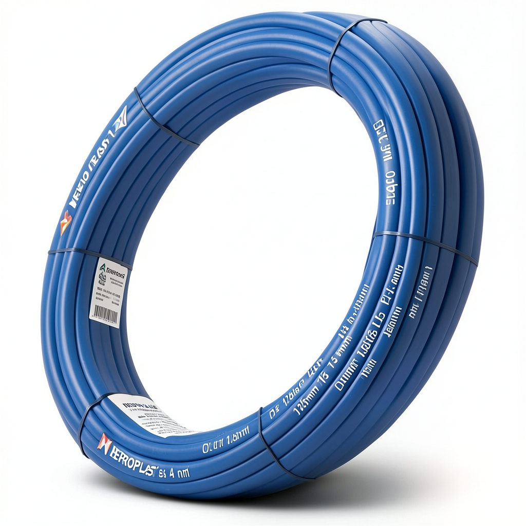 أنابيب HDPE PE 100 ضغط 16 بار قطر 125 مم سمك 11.4 مم أزرق | نيبروبلاست