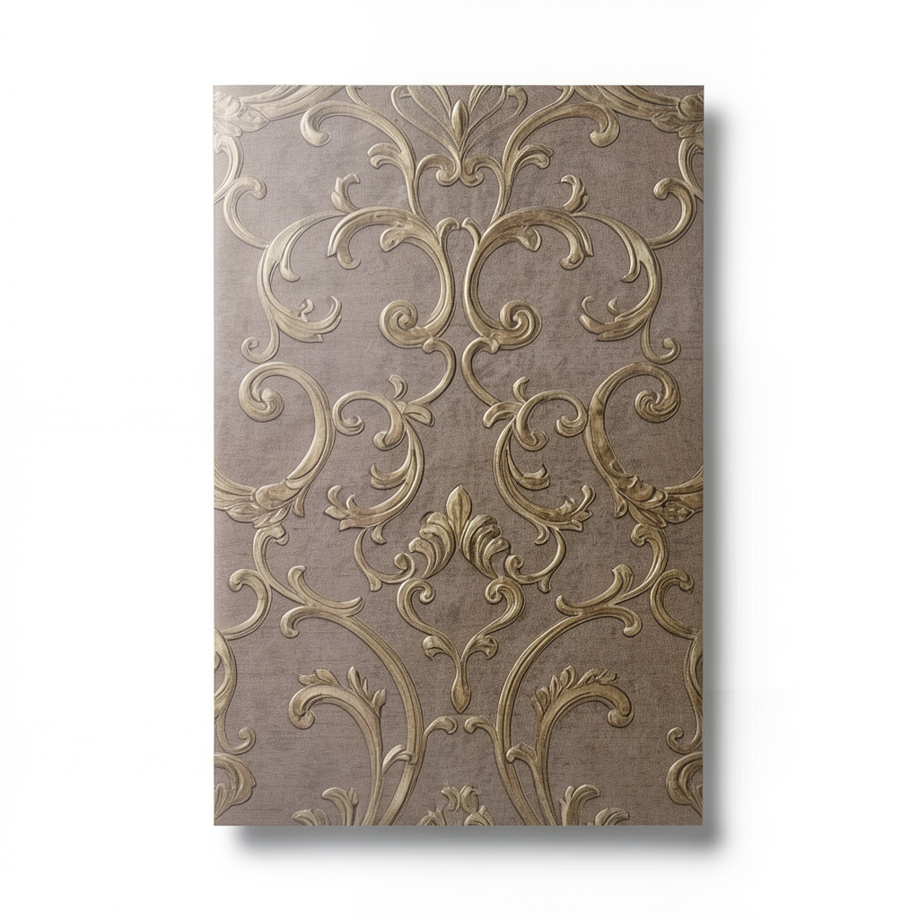 Italian Wallpaper Classic Design 10 m x 0.70 m Brown