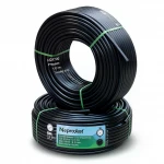 أنابيب HDPE نيبروبلاست PE 100 ضغط 12.5 بار قطر خارجي 110 مم سمك 8.1 مم لون اسود