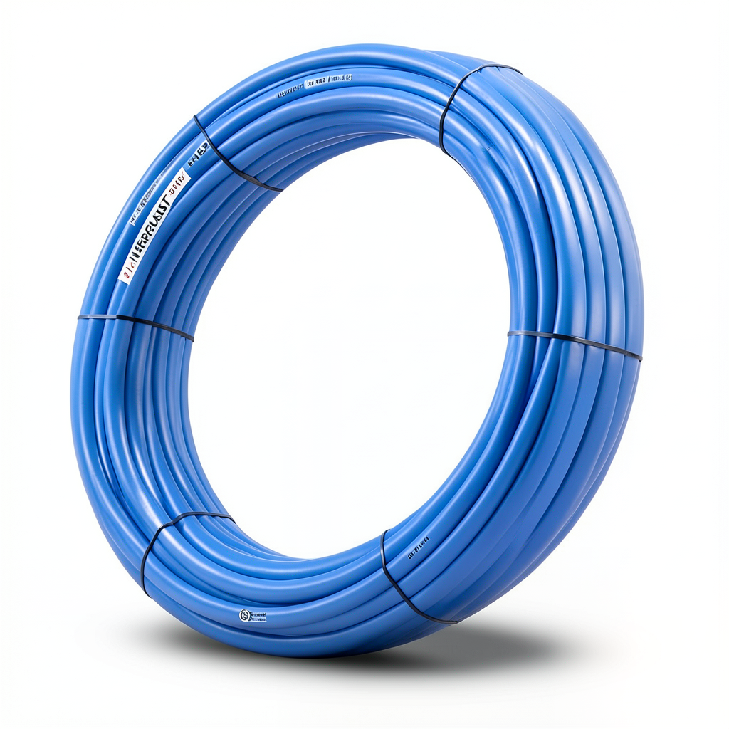 أنابيب HDPE نيبروبلاست PE 80 ضغط 8 بار قطر خارجي 25 مم سمك 1.8 مم لون ازرق | نيبروبلاست