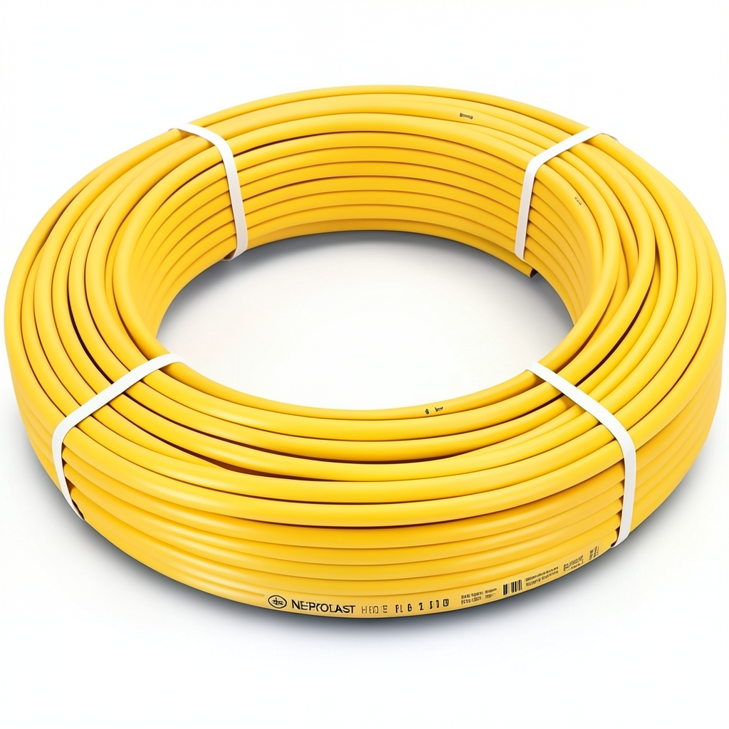 Neproplast HDPE Pipes PE 100 Pressure 10 Bar Diameter 25 mm Thickness 1.8 mm Yellow | NEPROPLAST