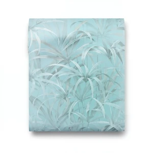 German Wall Covering Leaf-Patterned 10m x 0.53m Turquoise