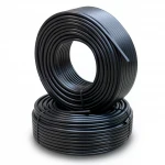 أنابيب HDPE الراجحي PE 80 ضغط 12.5 بار قطر خارجي 25 مم سمك 2.3 مم لون اسود