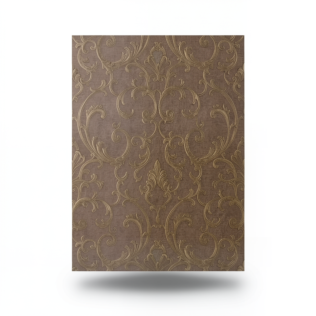 Italian Wallpaper Classic Design 10 m x 0.70 m Brown