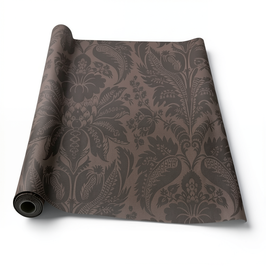 German Wall Decoration Wallpaper 10m x 0.53m Dark Brown, Model 517620