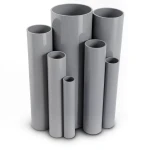 UPVC Pipes Nominal Pressure 11 Bar Size 1½ inch Thickness 1.85 mm Gray