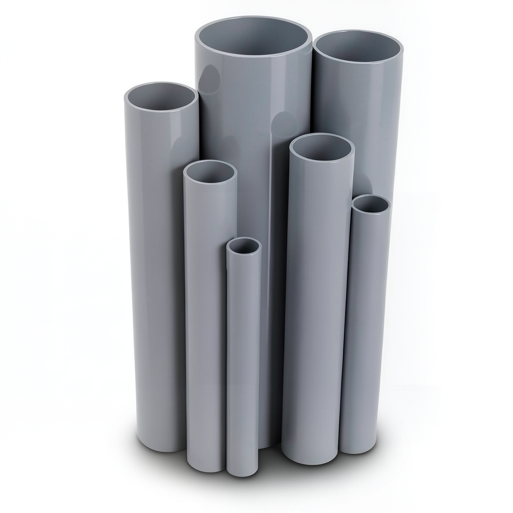 UPVC Pipes ¾ inch Thickness 1.52 mm Pressure 13.8 Bar Gray