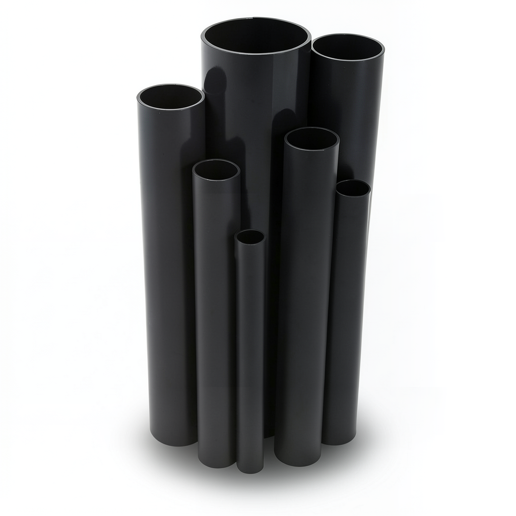مواسير UPVC ضغط 13.8 بار مقاس ¾ إنش سمك 1.52 مم لون أسود