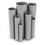 UPVC Pipes Nominal Pressure 13.8 Bar Size 1 inch Thickness 1.6 mm Gray