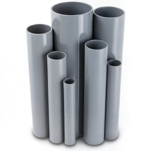 UPVC Pipes Nominal Pressure 11 Bar Size 1½ inch Thickness 1.85 mm Gray