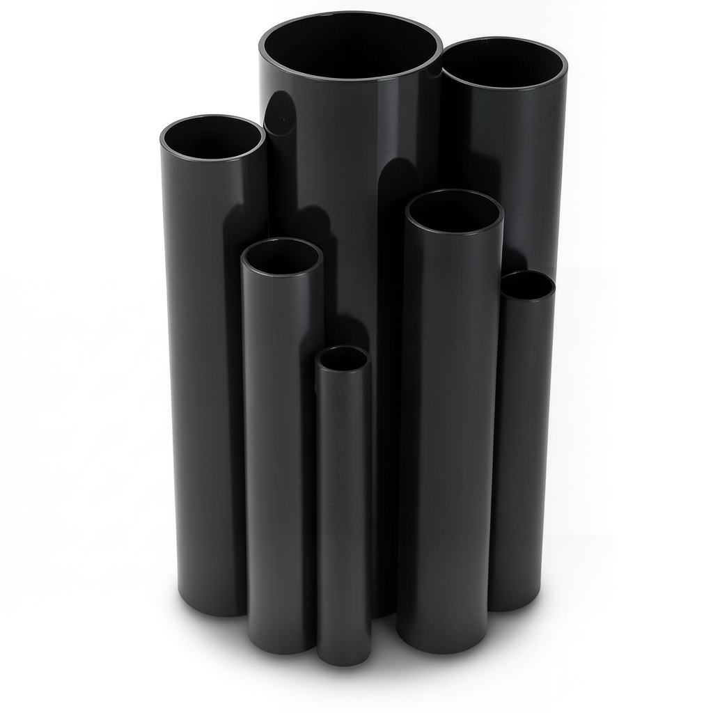 UPVC Pipes 13.8 Bar Pressure 1¼ inch Size 2.01 mm Thickness Black