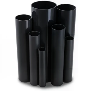 مواسير UPVC ضغط 13.8 بار مقاس ½ 1 إنش سمك 2.29 مم لون أسود