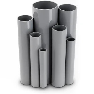 مواسير UPVC ضغط اسمي 8.6 بار مقاس 2 إنش سمك 1.85 مم لون رمادي