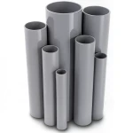 UPVC Pipes Nominal Pressure 17.2 Bar Size 1 ¼ inch Thickness 2.49 mm Gray