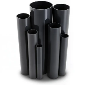 UPVC Pipes Nominal Pressure 17.2 Bar Size 1 ¼ inch Thickness 2.49 mm Black