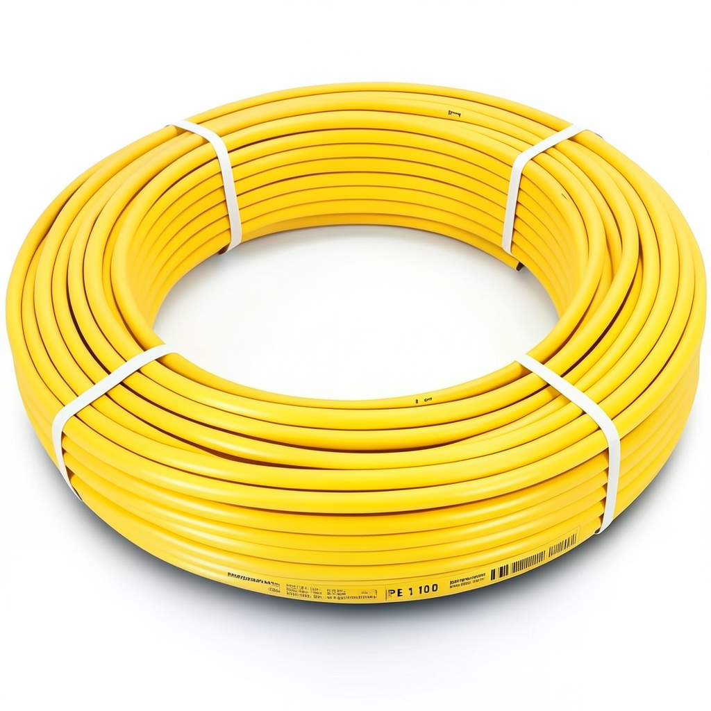 HDPE Pipes PE 100 16 Bar 50 mm OD 4.6 mm Thickness Yellow | NEPROPLAST