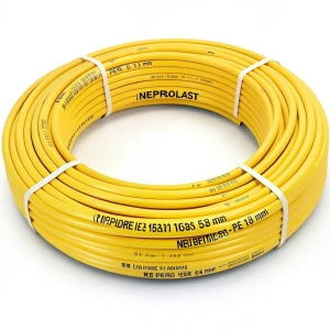 أنابيب HDPE PE 100 ضغط 16 بار قطر 63 مم سمك 5.8 مم أصفر | نيبروبلاست