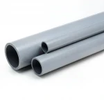 مواسير UPVC الوطني جدول 40  مقاس 8 إنش سمك 8.18 مم لون رمادي