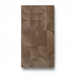 Geometric wallpaper, length 10 m, width 0.53 m, brown color, model 10392-11