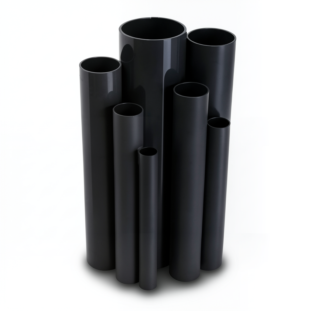 مواسير UPVC ضغط 13.8 بار مقاس ¾ إنش سمك 1.52 مم لون أسود