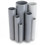مواسير UPVC ضغط اسمي 13.8 بار مقاس 1 إنش سمك 1.6 مم لون رمادي