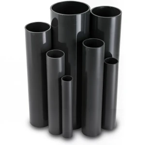 مواسير UPVC ضغط 13.8 بار مقاس ¼ 1 إنش سمك 2.01 مم لون أسود