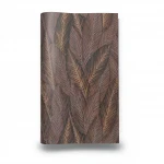 Leaf-patterned Wallpaper Length 10 m, Width 0.53 m, brown color, model 10391-11
