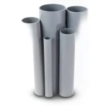 مواسير UPVC ضغط 13.8 بار مقاس ½ 1 إنش سمك 2.29 مم لون رمادي
