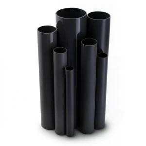 مواسير UPVC ضغط 13.8 بار مقاس ½ 1 إنش سمك 2.29 مم لون أسود