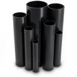 مواسير UPVC مقاس ¾ إنش سمك 1.57 مم ضغط 17.2 بار لون أسود