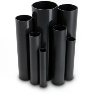 مواسير UPVC مقاس ¾ إنش سمك 1.57 مم ضغط 17.2 بار لون أسود