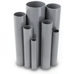 UPVC Pipes 1 inch Thickness 1.96 mm Pressure 17.2 Bar Gray