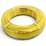 HDPE Pipes PE 80 Pressure 8 Bar 32 mm OD Thickness 1.9 mm Yellow | NEPROPLAST