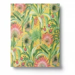 Leaf-patterned Wallpaper, width 0.53 m, length 10 m, multicolored, model 10390-20