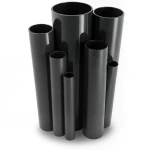 مواسير UPVC ضغط اسمي 8.6 بار مقاس 2 إنش سمك 1.85 مم لون اسود