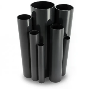 مواسير UPVC ضغط اسمي 8.6 بار مقاس 2 إنش سمك 1.85 مم لون اسود