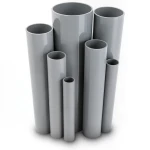 مواسير UPVC ضغط 17.2 بار مقاس ¼ 1 إنش سمك 2.49 مم لون رمادي