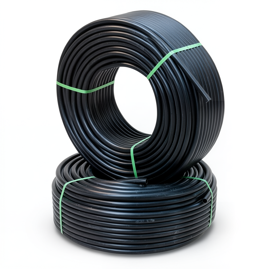 أنابيب HDPE PE 100 ضغط 10 بار قطر خارجي 40 مم سمك 2.4 مم لون اسود | نيبروبلاست